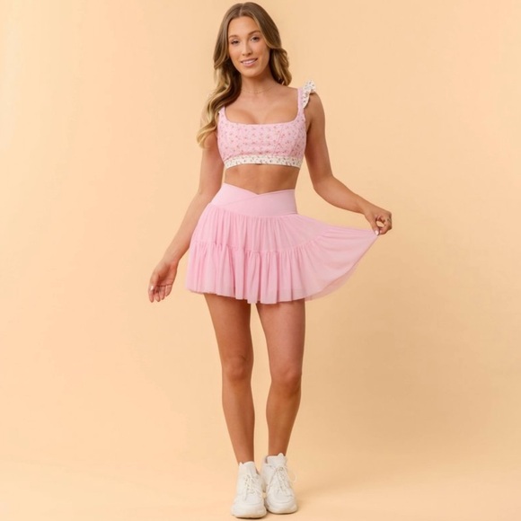 Blogilates Ruffle Sports Bra Top - Picture 3 of 4